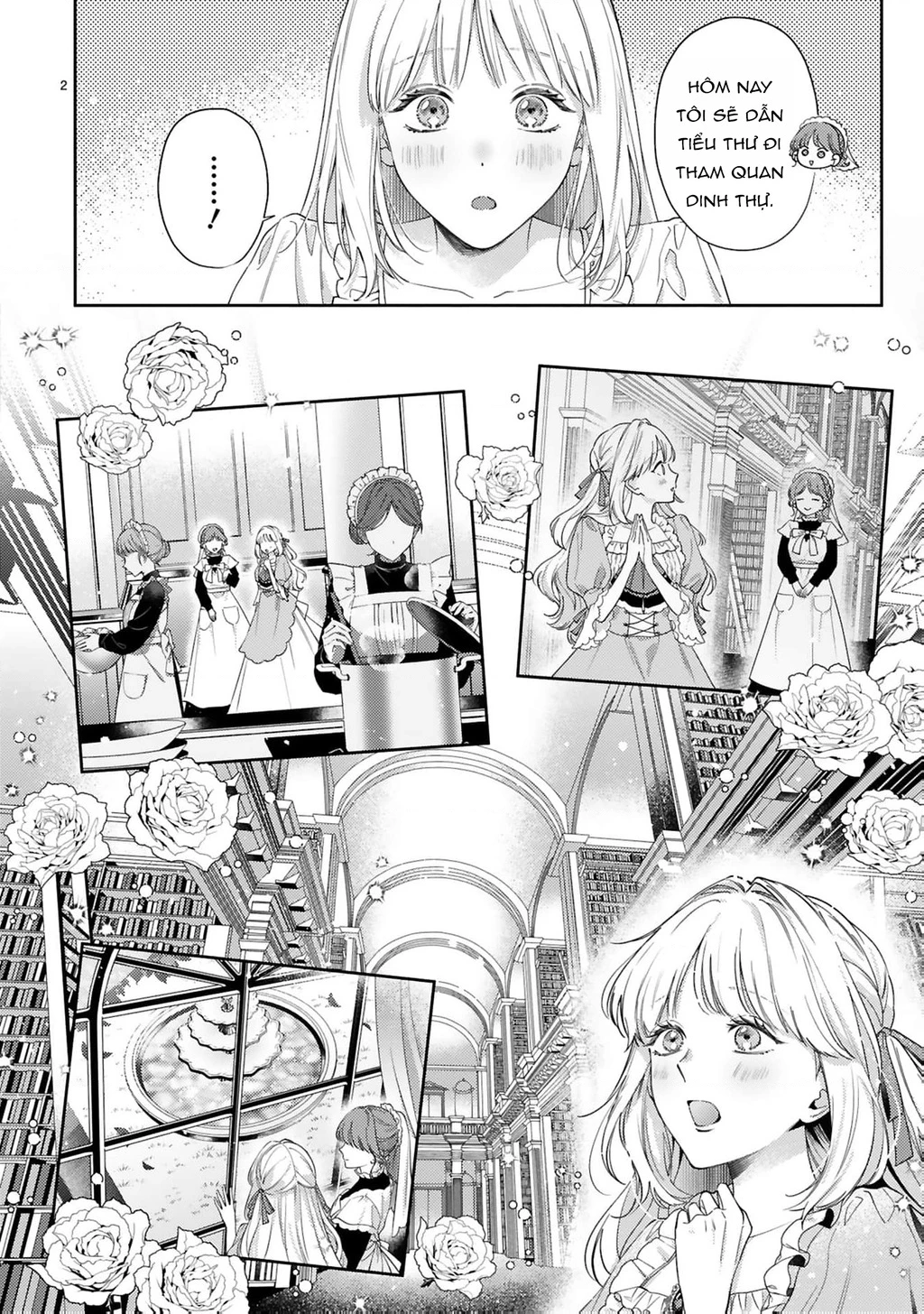Meshitsukai Reijou wa Kokkyou wo Koe, Tekikoku no Koushaku Kishi-sama ni Dekiaisareru Chapter 3 - 4