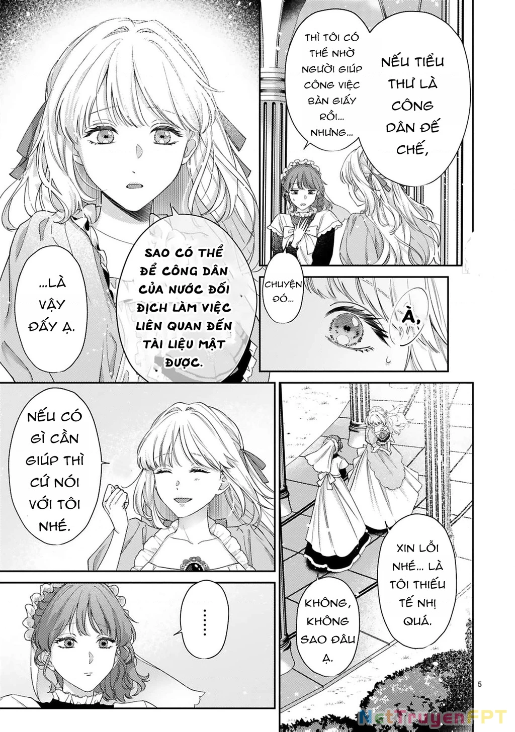 Meshitsukai Reijou wa Kokkyou wo Koe, Tekikoku no Koushaku Kishi-sama ni Dekiaisareru Chapter 3 - 7