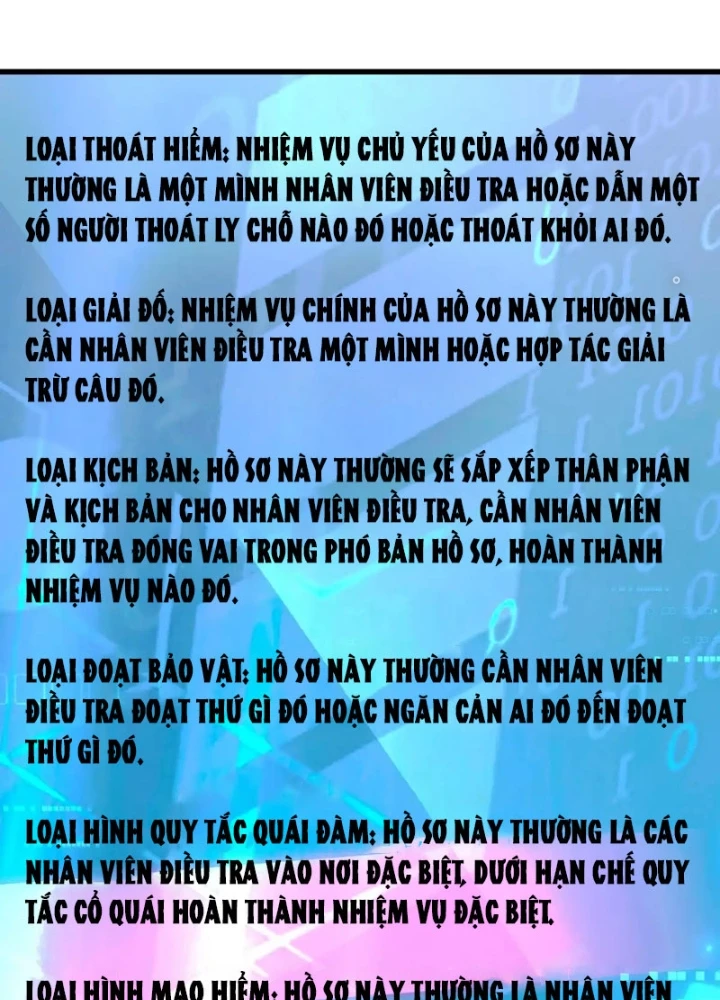 Vô Hạn Hồ Sơ Chapter 41 - 100