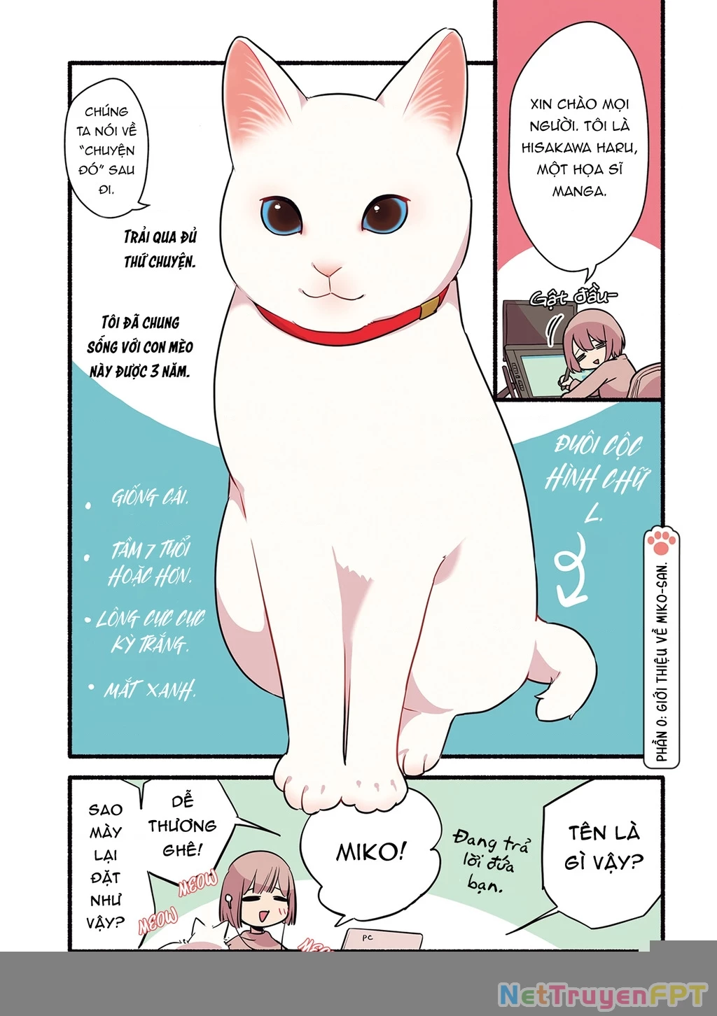 Miko, cô mèo trắng muốn được yêu thương Chapter 0 - 8