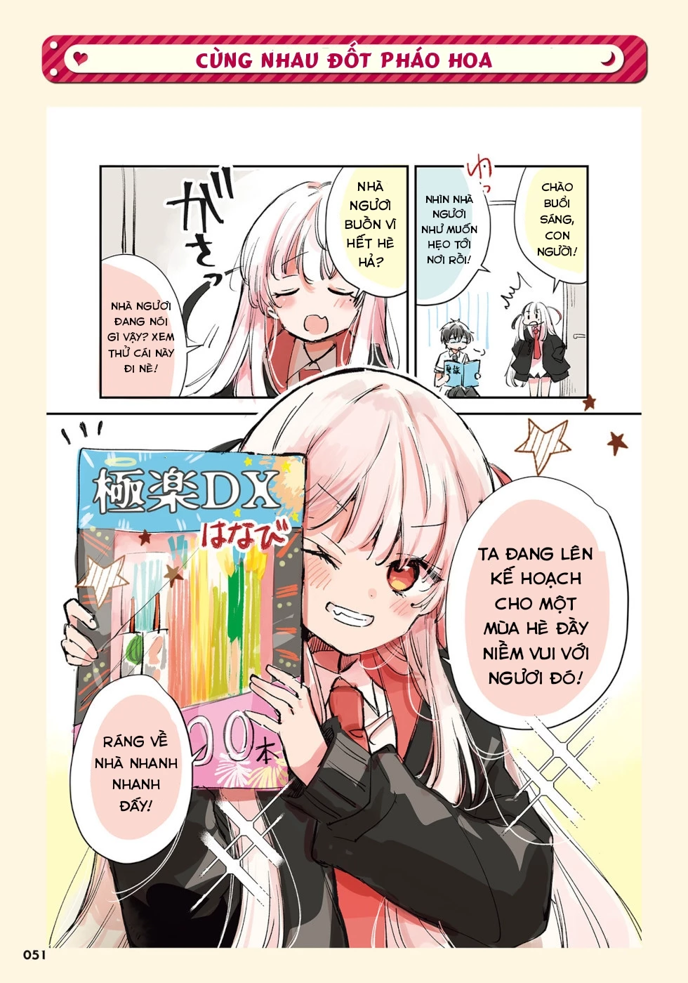 Tử Thần Đem Lòng Yêu Một Con Người Chương 17: Cùng Nhau Đốt Pháo Hoa - 1