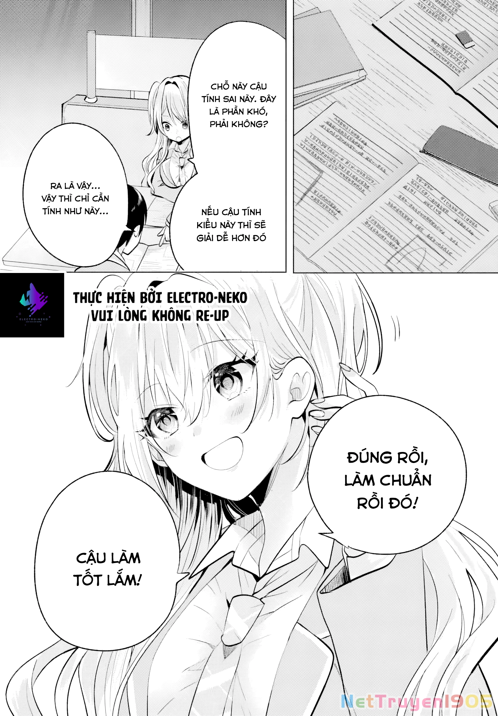 Sau giờ học, tại quán ăn gia đình, với cô bạn cùng lớp Chapter 6.1 - 9