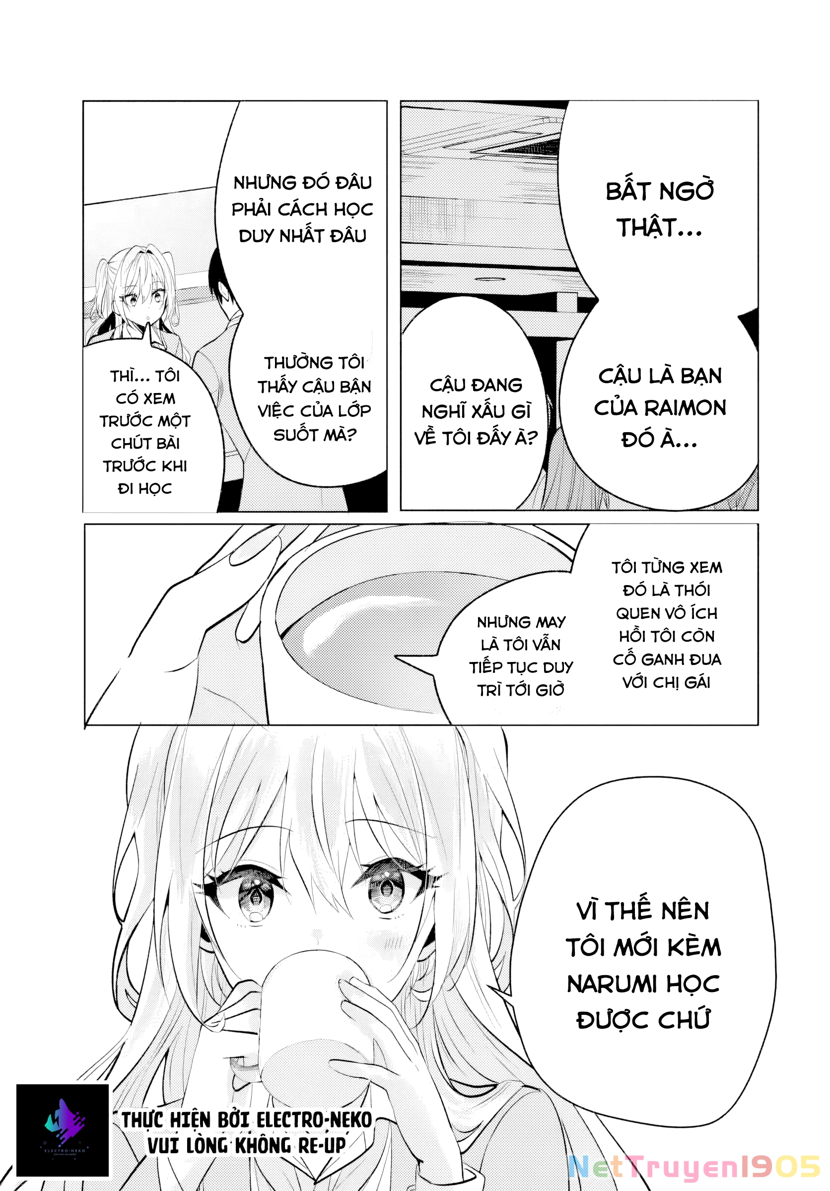 Sau giờ học, tại quán ăn gia đình, với cô bạn cùng lớp Chapter 6.1 - 11