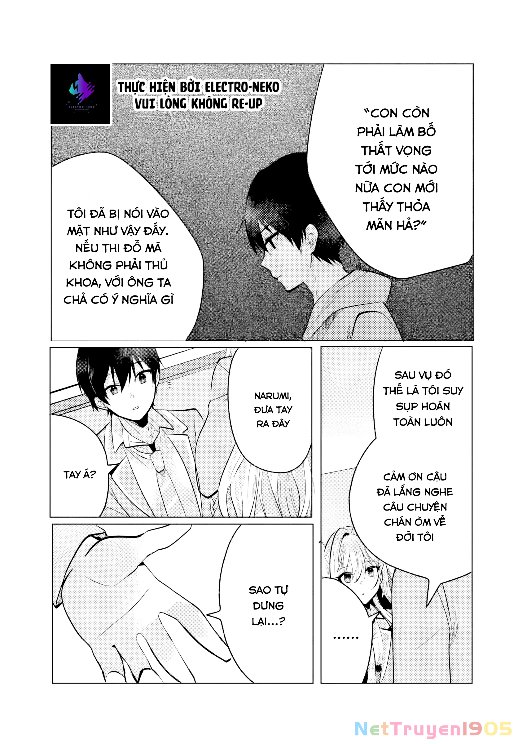 Sau giờ học, tại quán ăn gia đình, với cô bạn cùng lớp Chapter 6.1 - 13