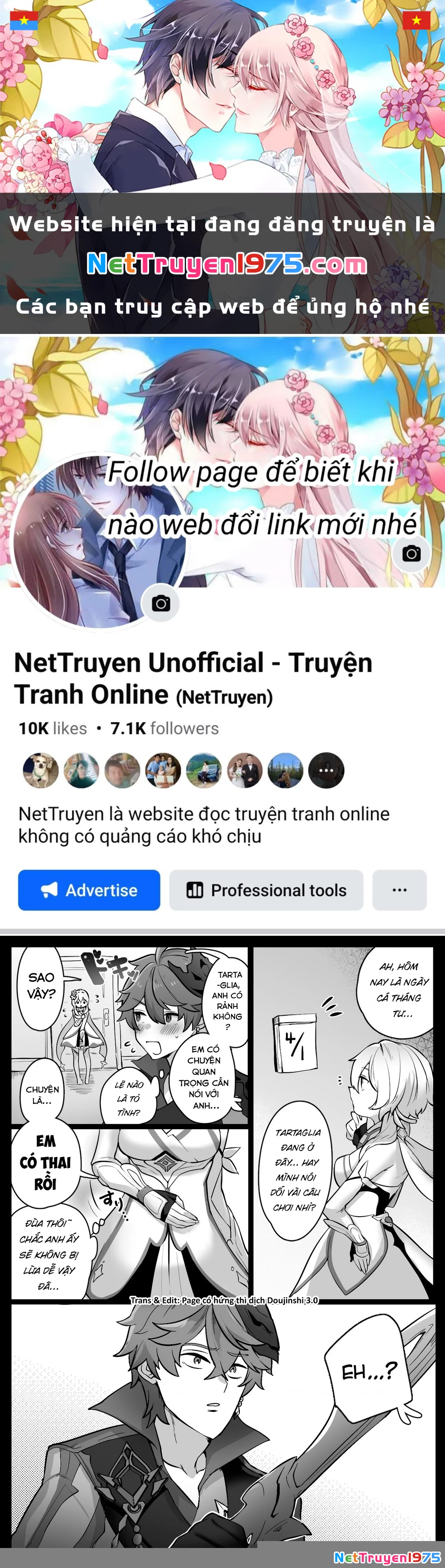 Tuyển tập truyện dịch của Page có hứng thì dịch Doujinshi Chapter 711 - 1