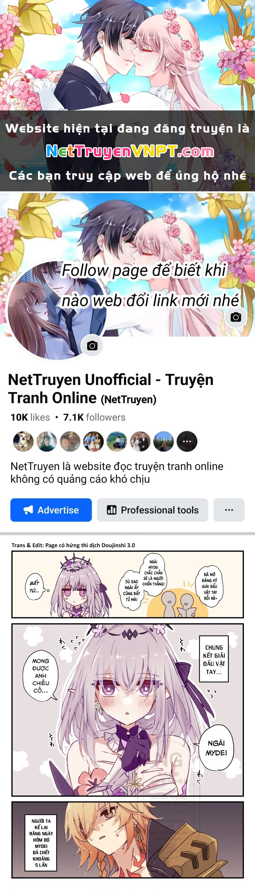 Tuyển tập truyện dịch của Page có hứng thì dịch Doujinshi Chapter 725 - 1