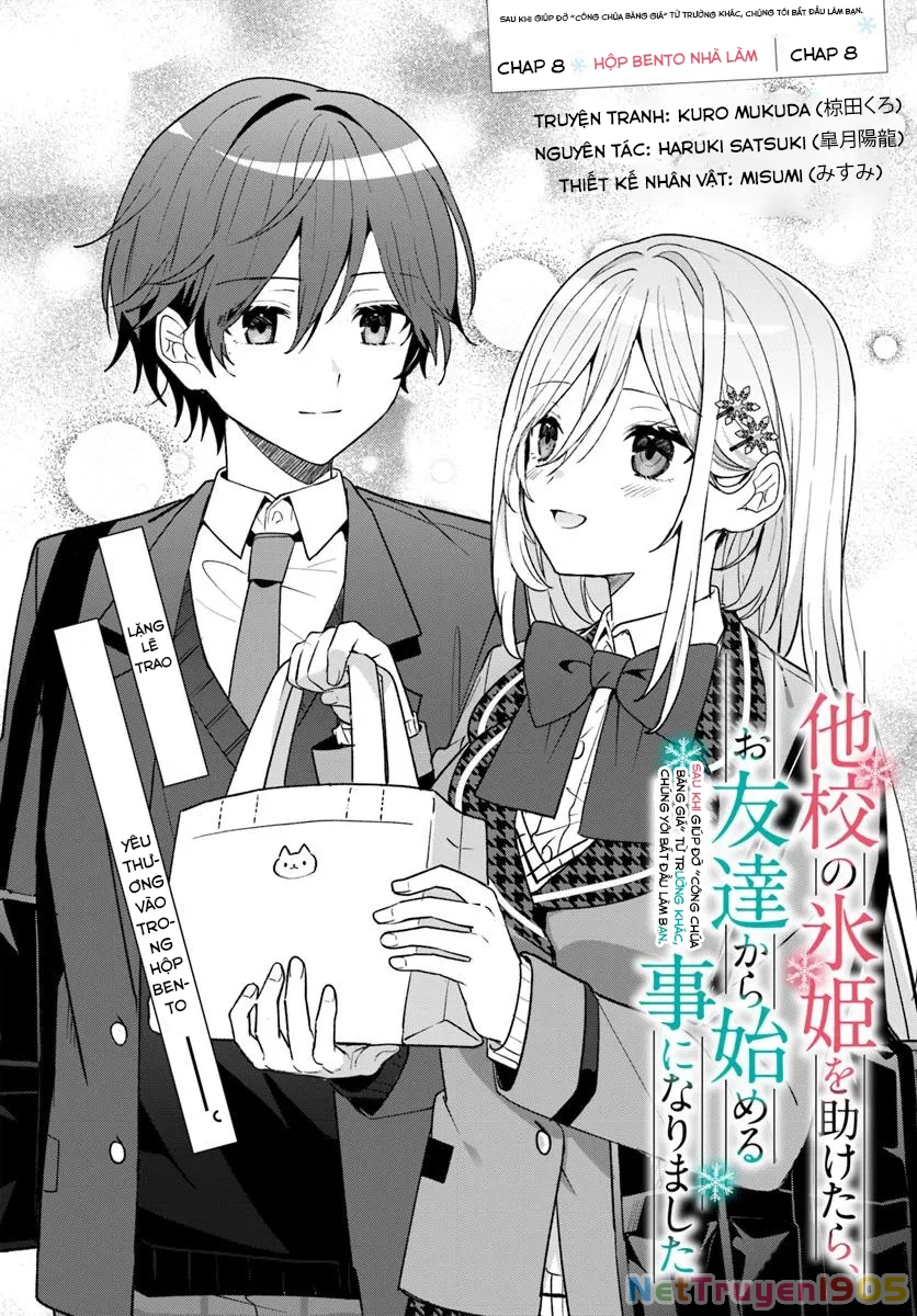 Sau khi giúp đỡ "Công chúa băng giá" từ trường khác, chúng tôi bắt đầu làm bạn Chapter 8.1 - 3