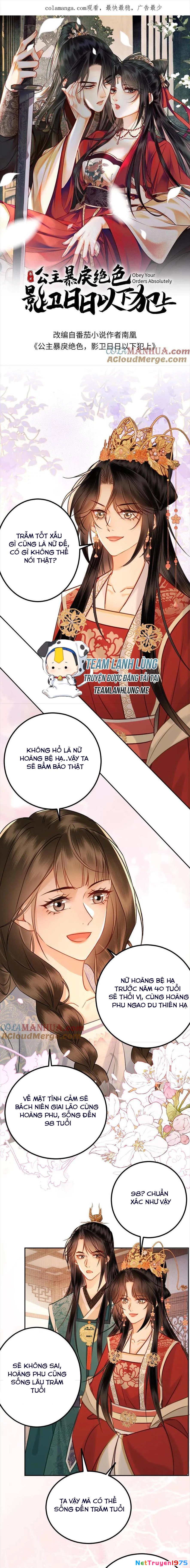 Công Chúa Bá Đạo Tuyệt Sắc : Ám Vệ Ngày Nào Cũng Muốn Phạm Thượng Chapter  217 - 4
