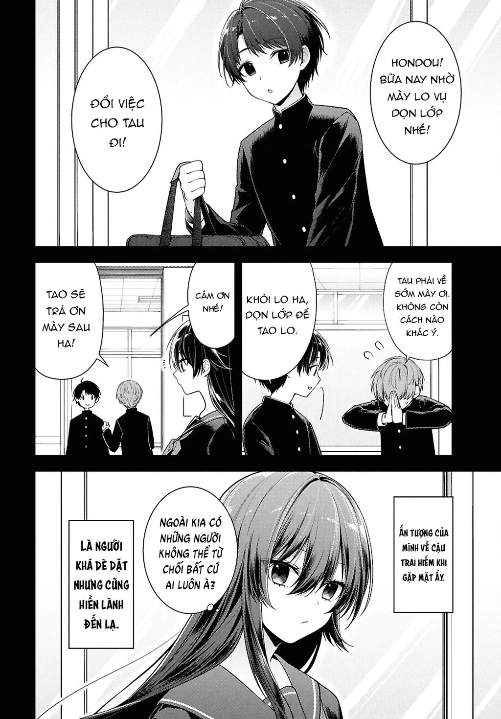 Tonari No Seki No Yankee Shimizu-San Ga Kami O Kuroku Sometekita Chapter 4 - 8