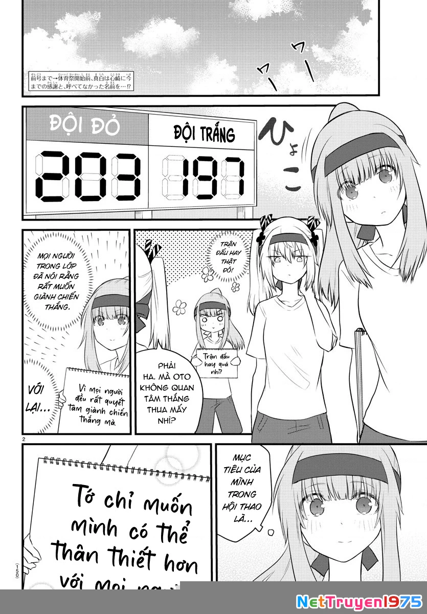 Cô bạn bị mất đi giọng nói luôn nghĩ rằng "Cậu ấy dịu dàng thật đấy" Chapter 34 - Trang 2