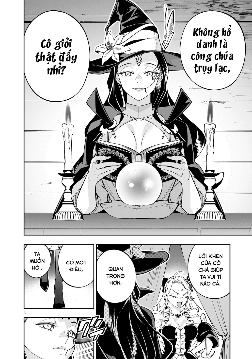 Sau khi trở về từ cõi chết, công chúa quyết định lập harem yuri để sinh tồn Chapter 5 - 9
