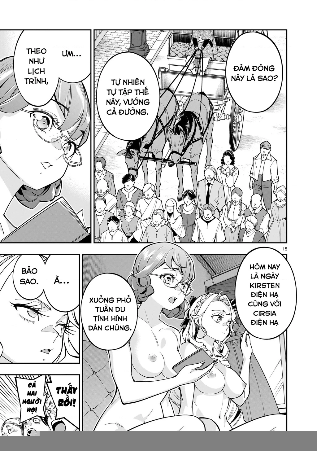 Sau khi trở về từ cõi chết, công chúa quyết định lập harem yuri để sinh tồn Chapter 5 - 16
