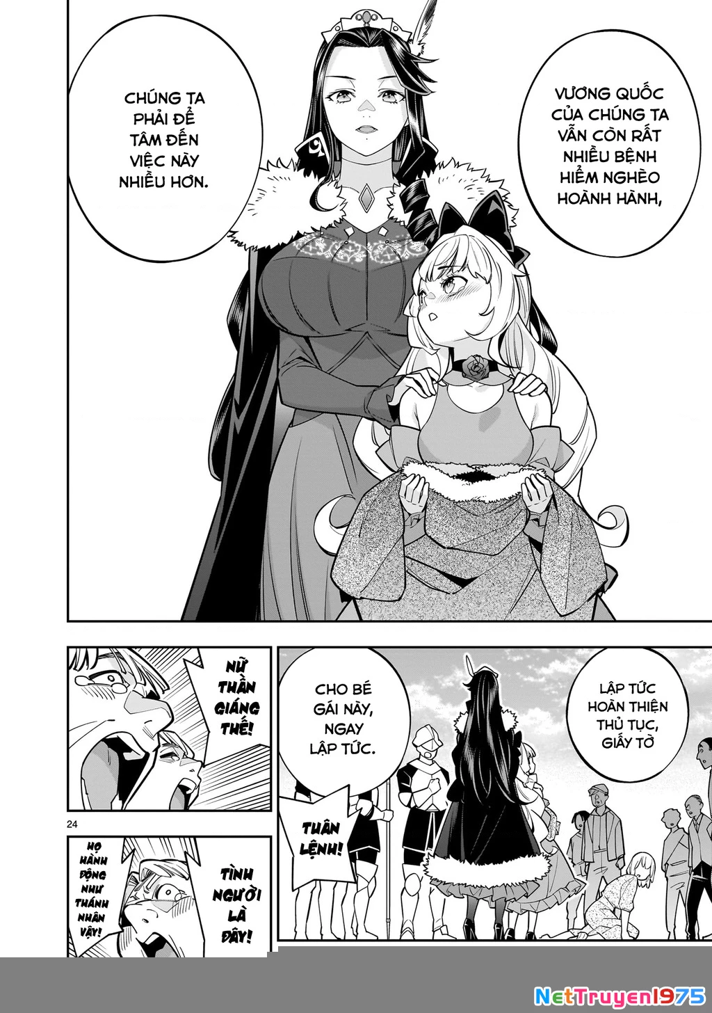 Sau khi trở về từ cõi chết, công chúa quyết định lập harem yuri để sinh tồn Chapter 5 - 24