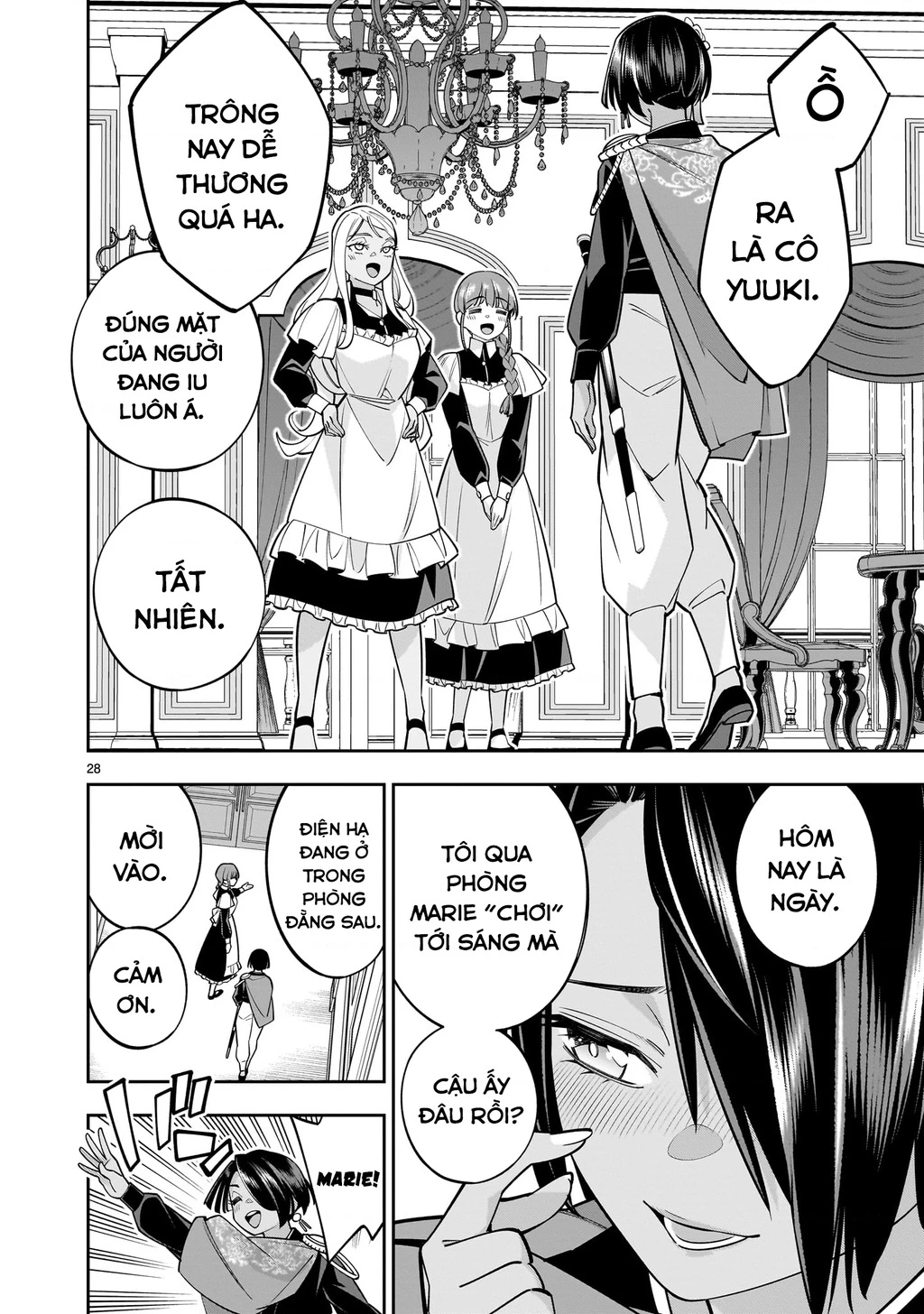 Sau khi trở về từ cõi chết, công chúa quyết định lập harem yuri để sinh tồn Chapter 5 - 28