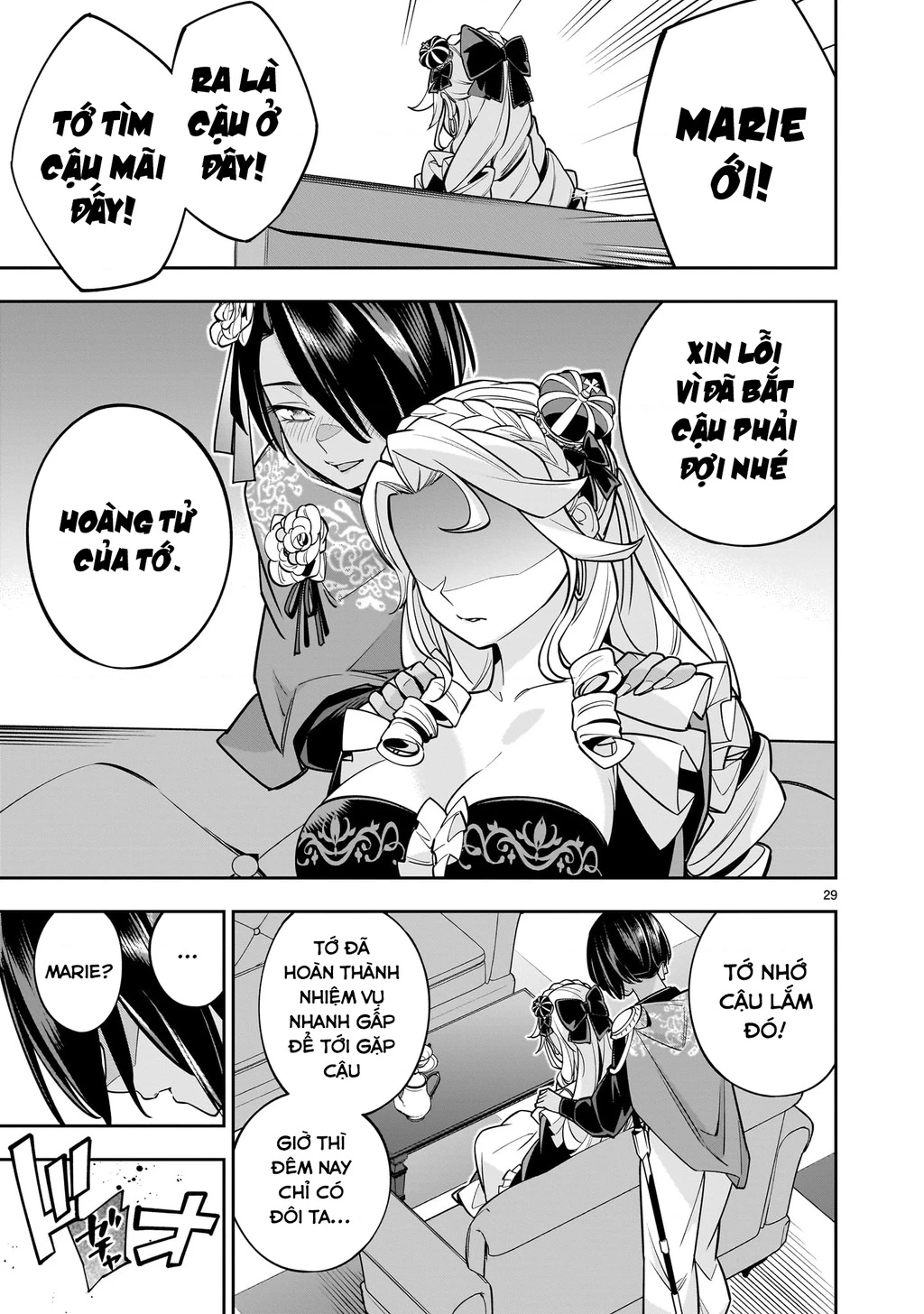 Sau khi trở về từ cõi chết, công chúa quyết định lập harem yuri để sinh tồn Chapter 5 - 29