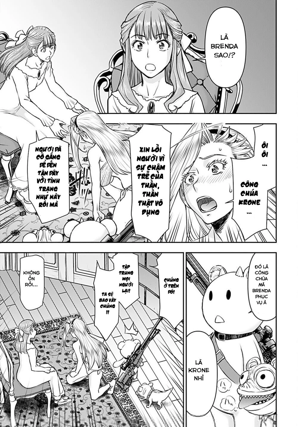 Isekai Sniper wa Onna Senshi no Mofumofu Aigan Doubutsu Chapter 17 - 3