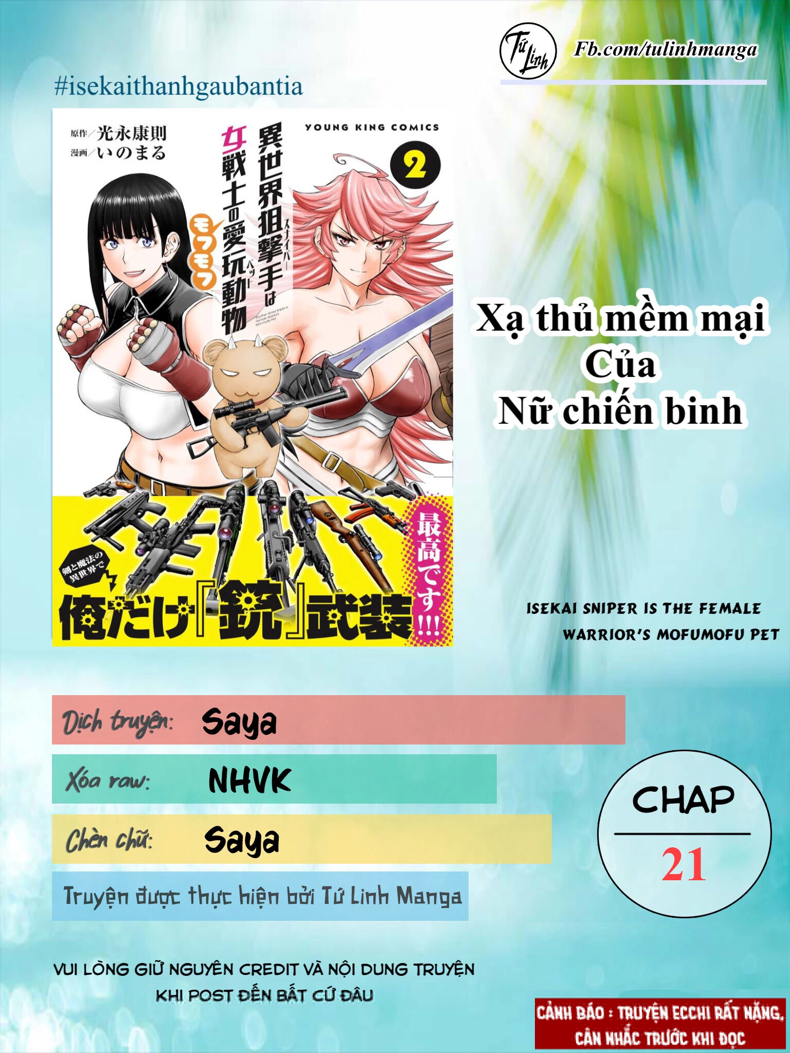 Isekai Sniper wa Onna Senshi no Mofumofu Aigan Doubutsu Chapter 21 - 2