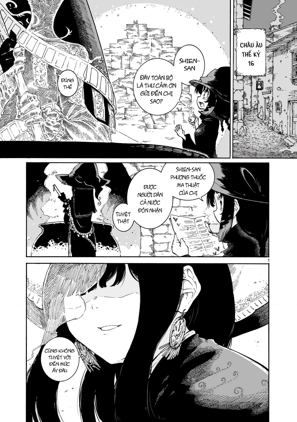 Majo to Kyurasu - Phù thủy phê pha Chapter 1 - Trang 2