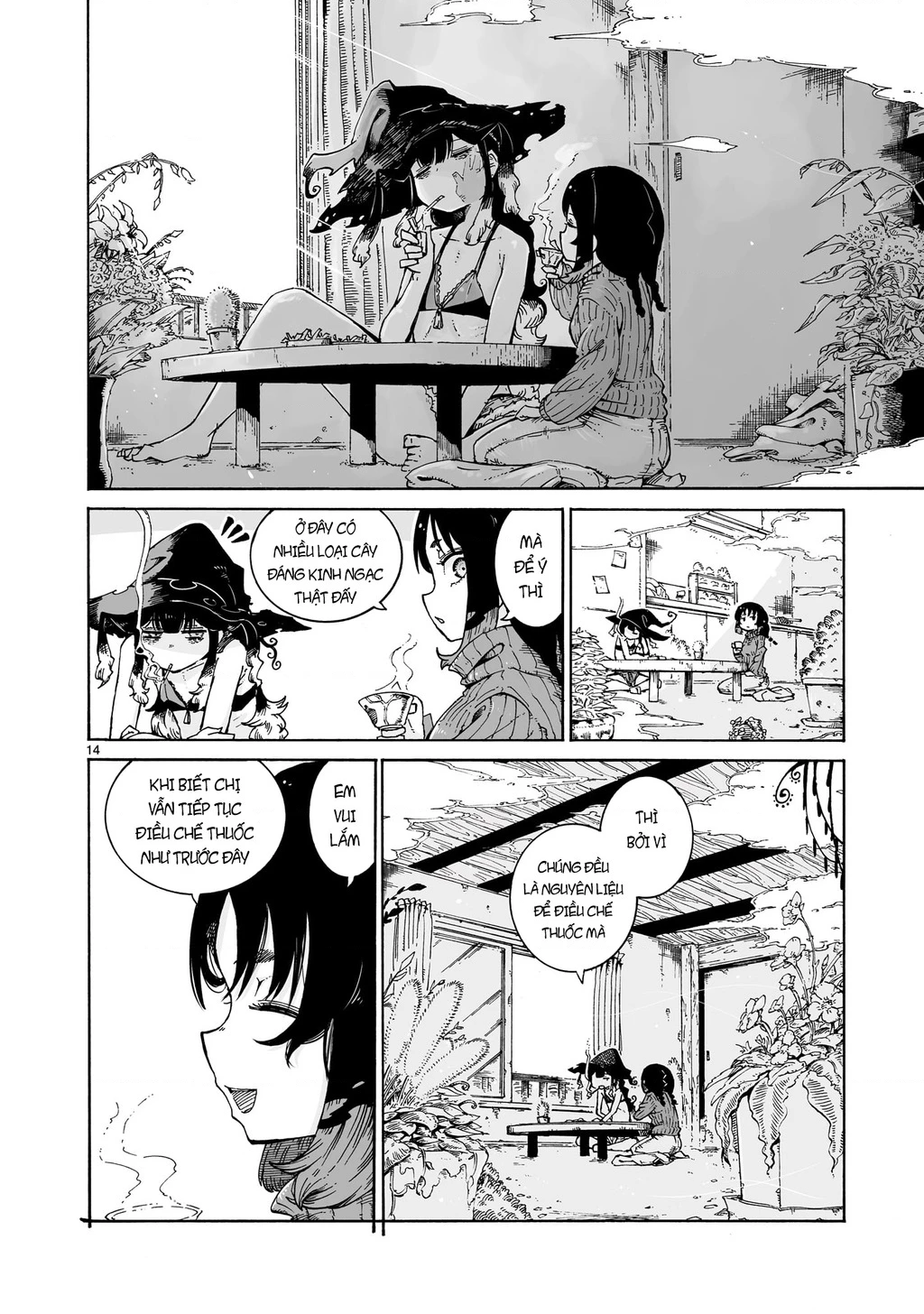 Majo to Kyurasu - Phù thủy phê pha Chapter 1 - Trang 2