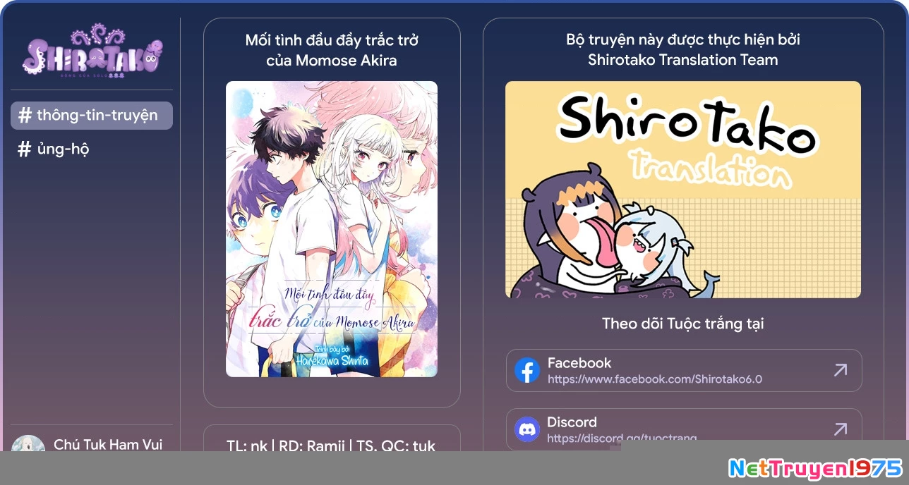 Mối tình đầu đầy trắc trở của Momose Akira Chapter 18 - Trang 2