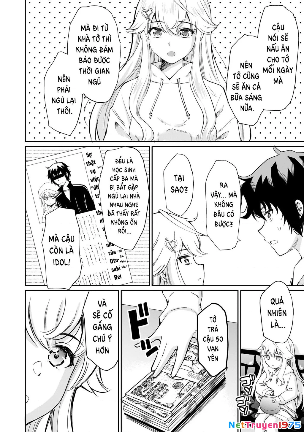 Cô Nàng Idol Đói Bụng Và Anh Chàng Yêu Nội Trợ Chapter 4 - 3