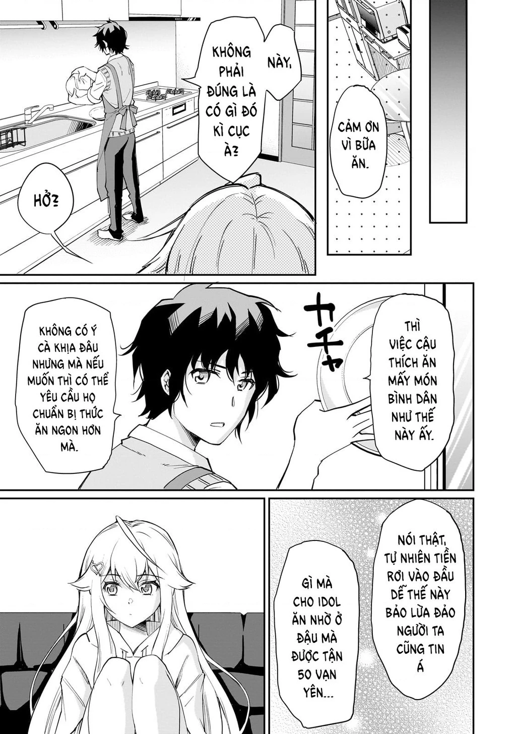 Cô Nàng Idol Đói Bụng Và Anh Chàng Yêu Nội Trợ Chapter 4 - 10