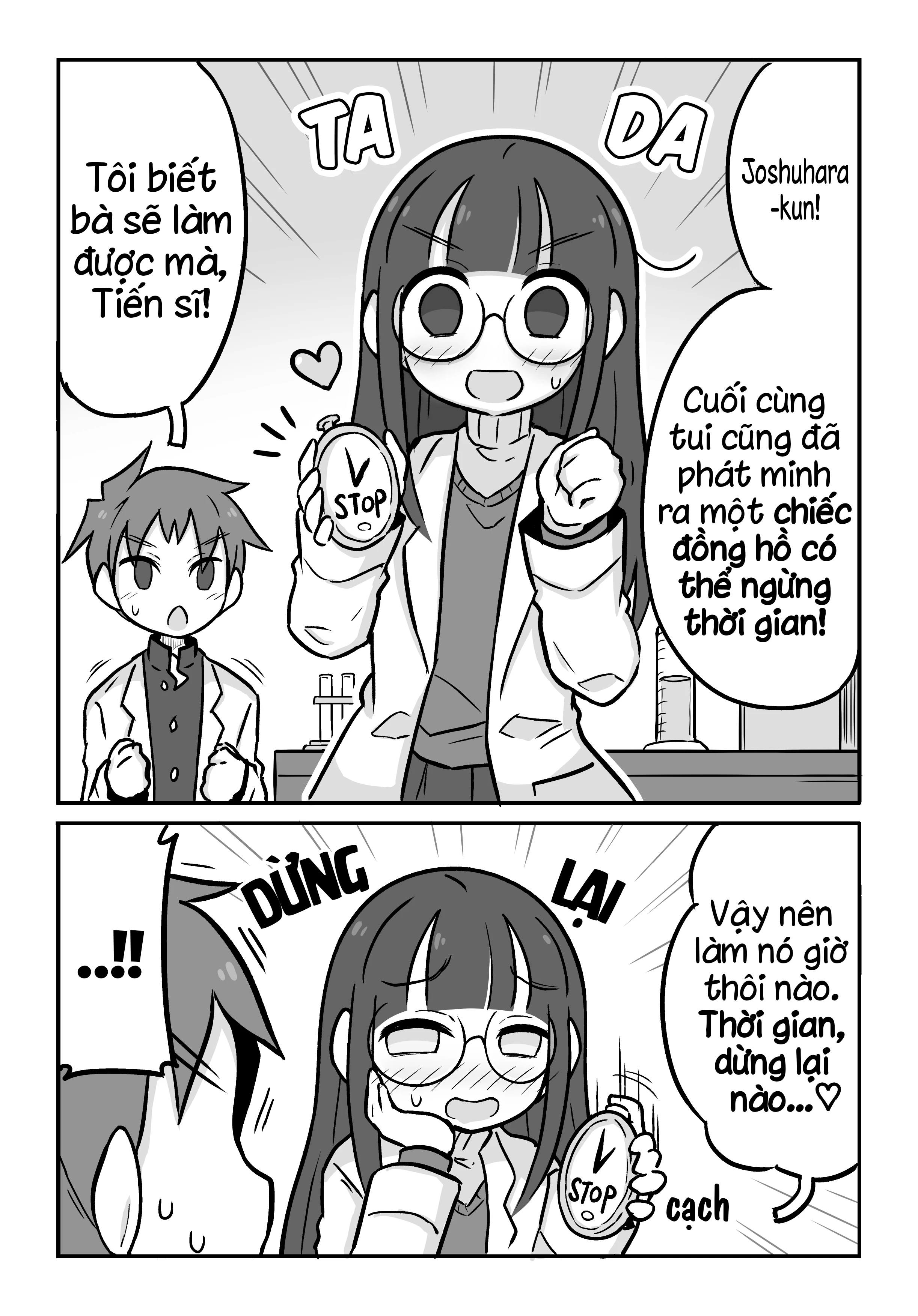 Cô Nàng Ở Câu Lạc Bộ Khoa Học Chương 2: Đồng Hồ Ngưng Đọng Thời Gian - 1