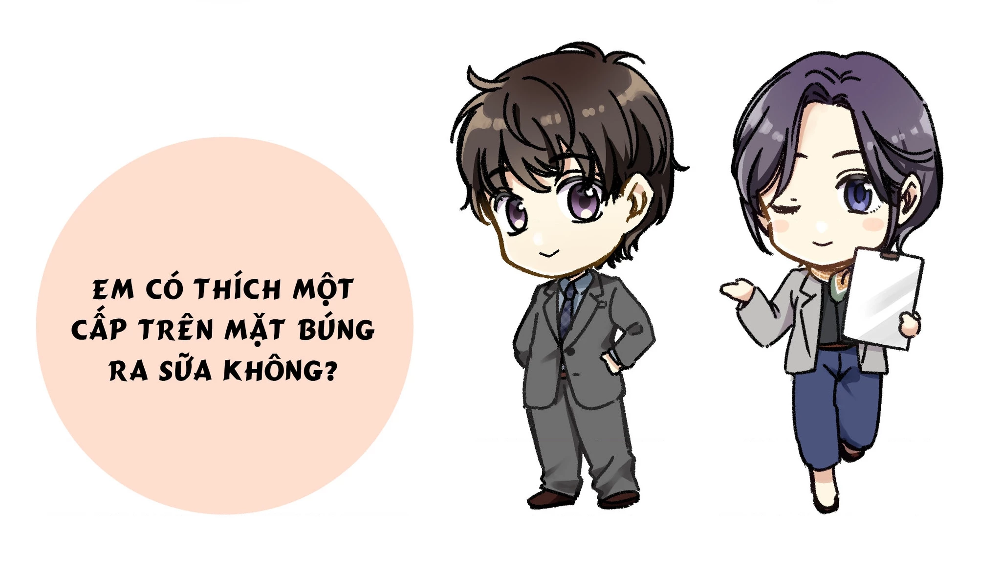Em có thích một cấp trên mặt búng ra sữa không? Chapter 4 - 3