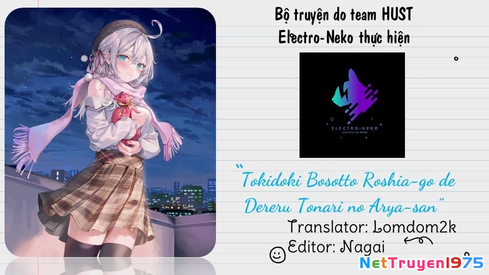 Arya-san bàn bên thi thoảng lại thả thính tôi bằng tiếng Nga Chapter 58 - 2