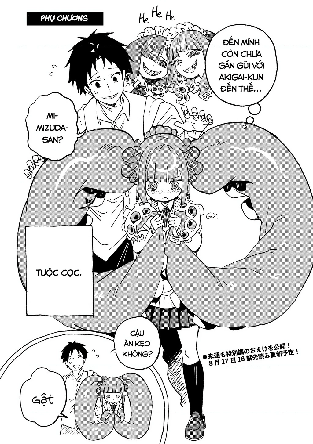 Không thể thoát khỏi Mizudako-chan! Chapter 15 - 18