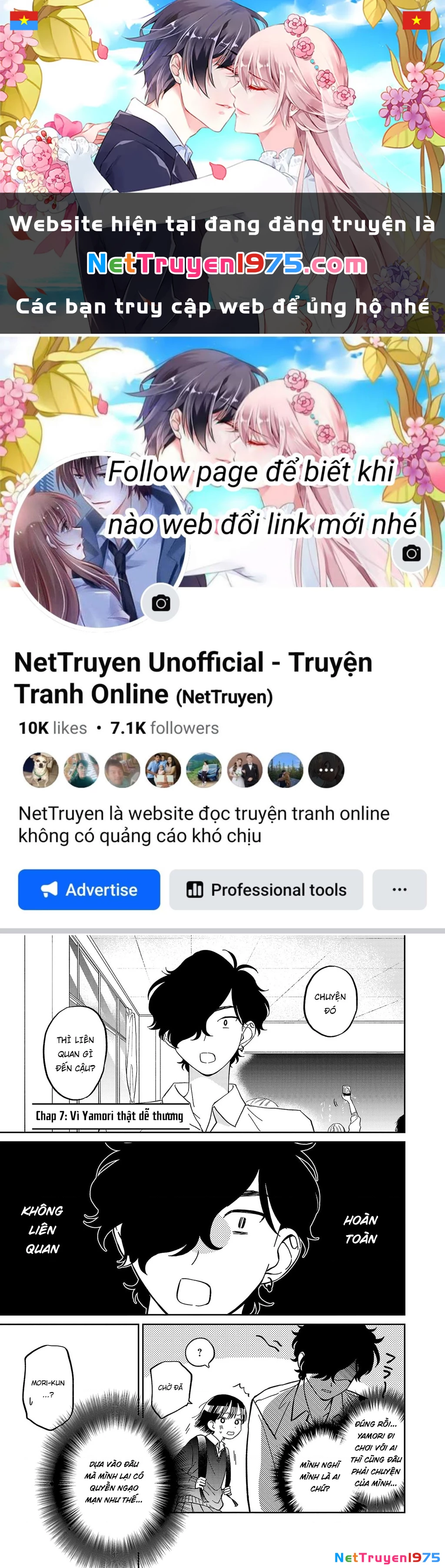 Đừng Làm Tôi Bối Rối, Yamori-kun! Chapter 7 - 1