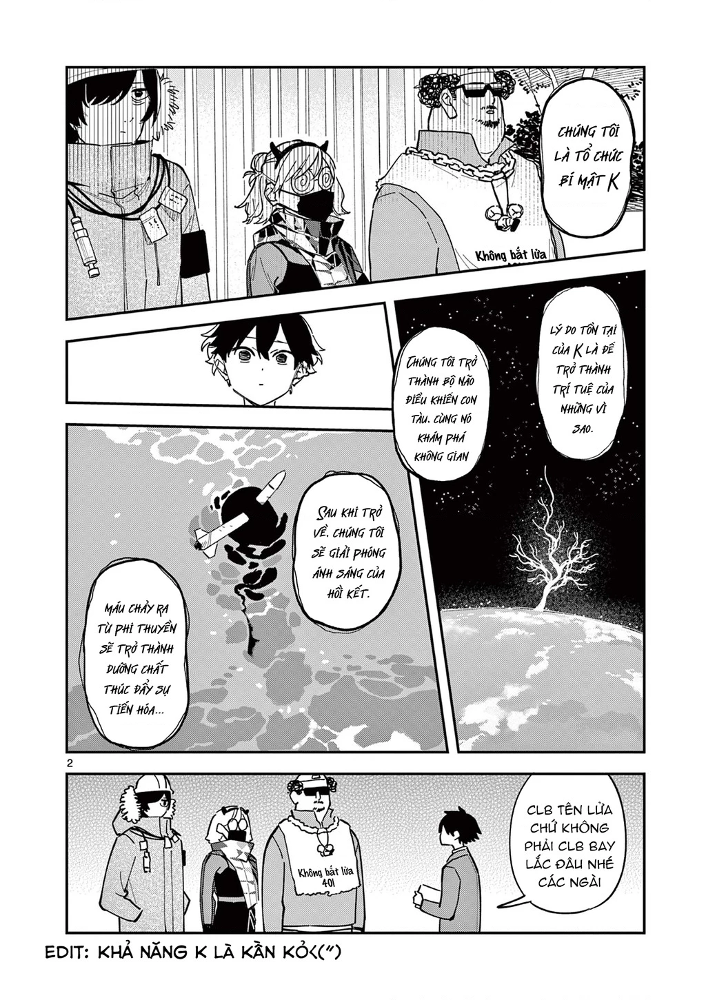 Houkago, Bokura wa Uchuu ni Mado Chapter 8 - Trang 2