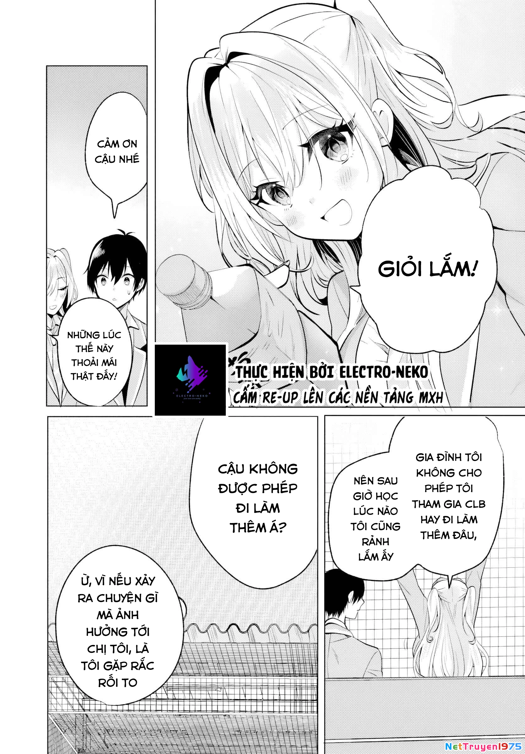 Sau giờ học, tại quán ăn gia đình, với cô bạn cùng lớp Chapter 6.2 - 10