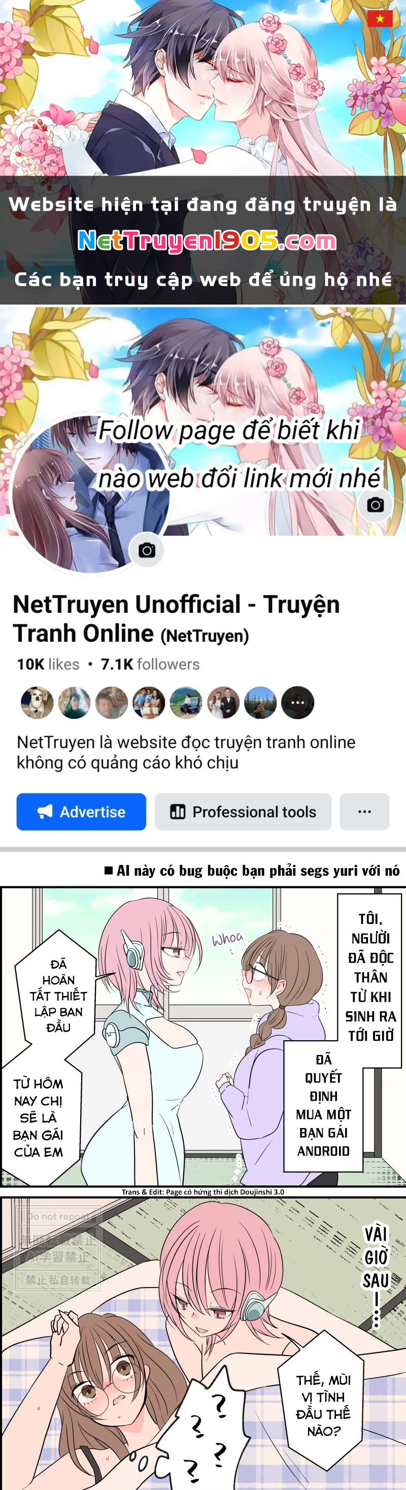 Tuyển tập truyện dịch của Page có hứng thì dịch Doujinshi Chapter 783 - 1