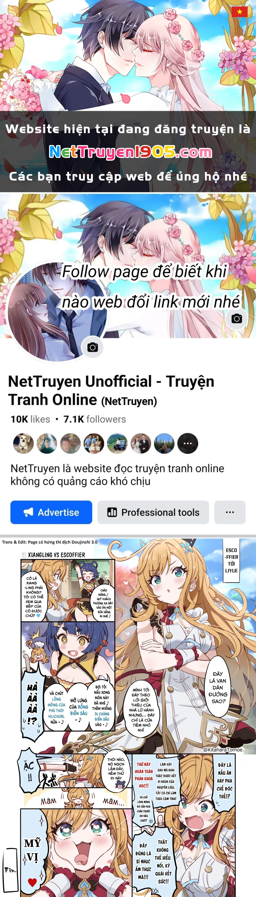 Tuyển tập truyện dịch của Page có hứng thì dịch Doujinshi Chapter 785 - 1
