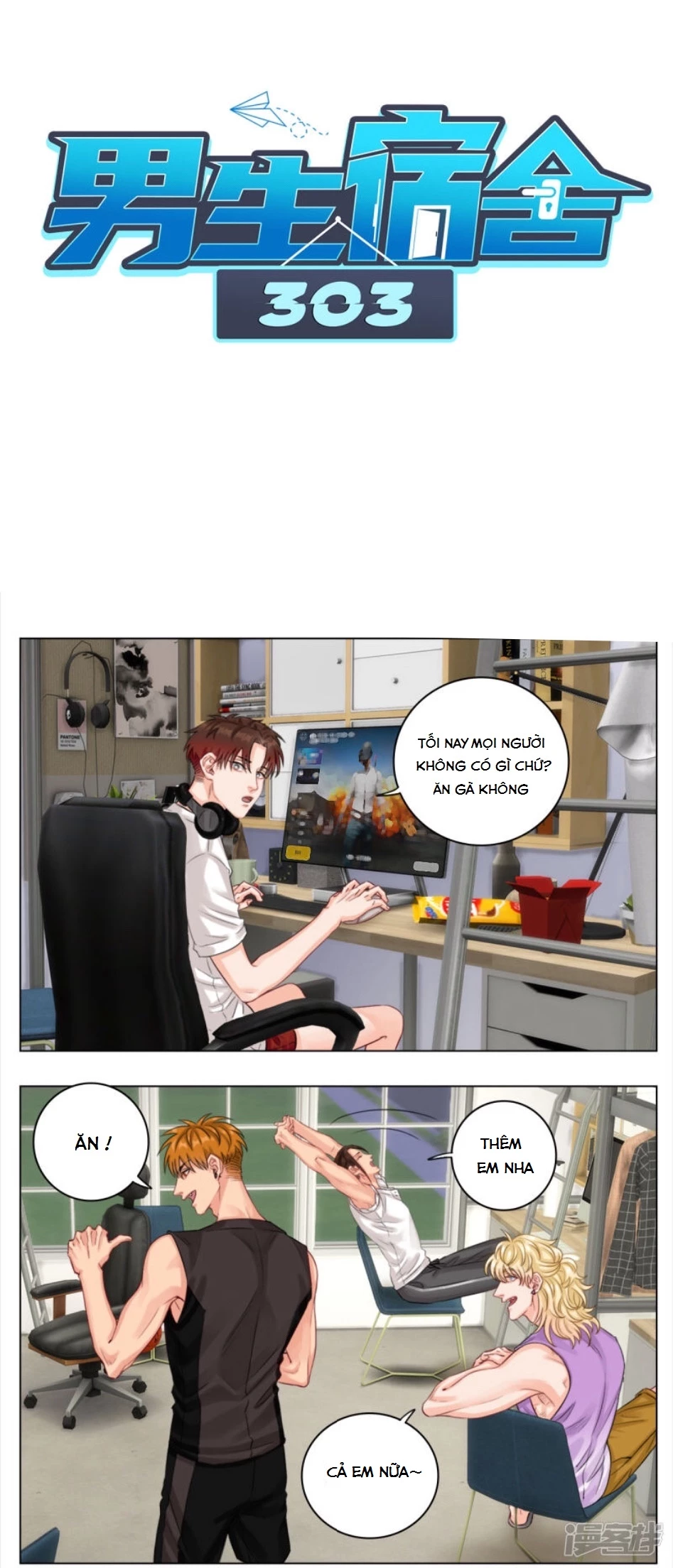 Ký Túc Xá Nam Phòng 303 Chapter 5 - 8