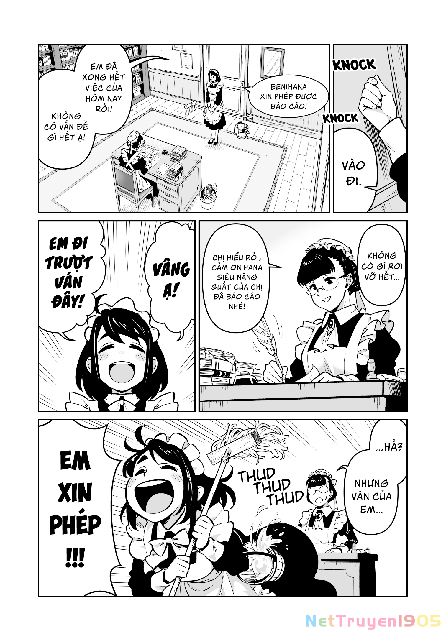 Nàng Hầu Gái Trượt Ván Chapter 2 - 3
