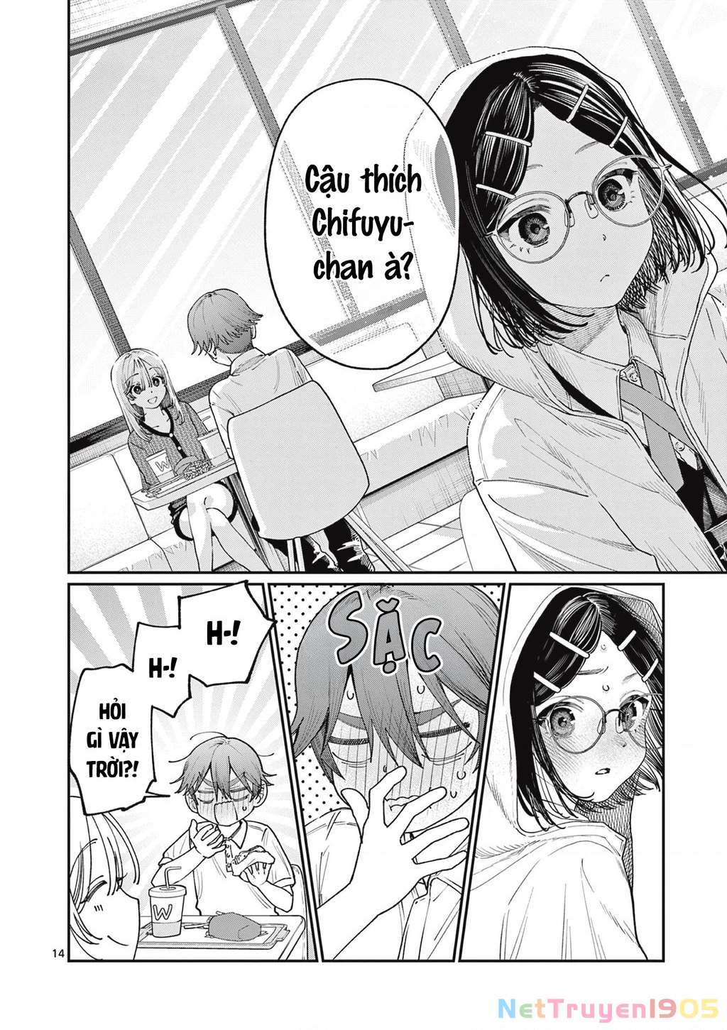 Tình yêu màu Lam nhà Wakaba Chapter 19 - 14