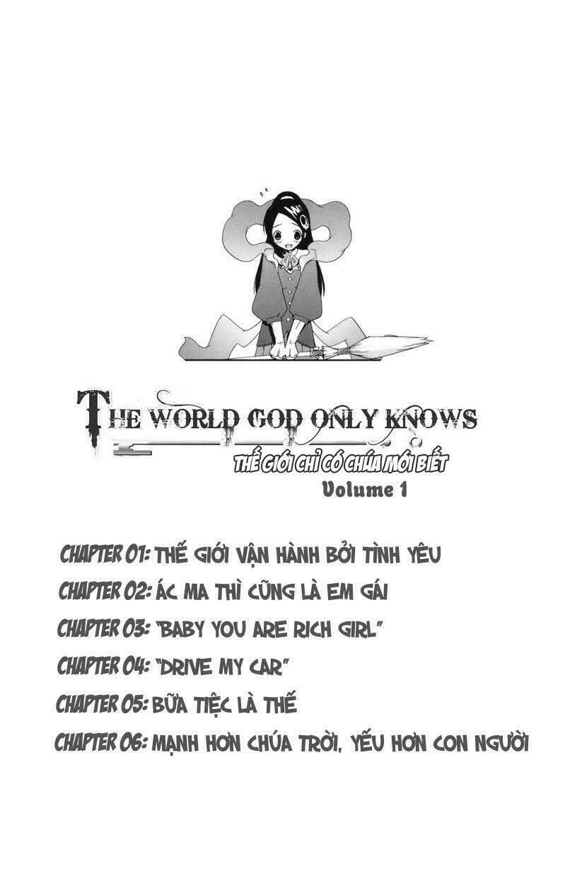 Thế giới chỉ có Thánh thần biết Chapter 1 - 4