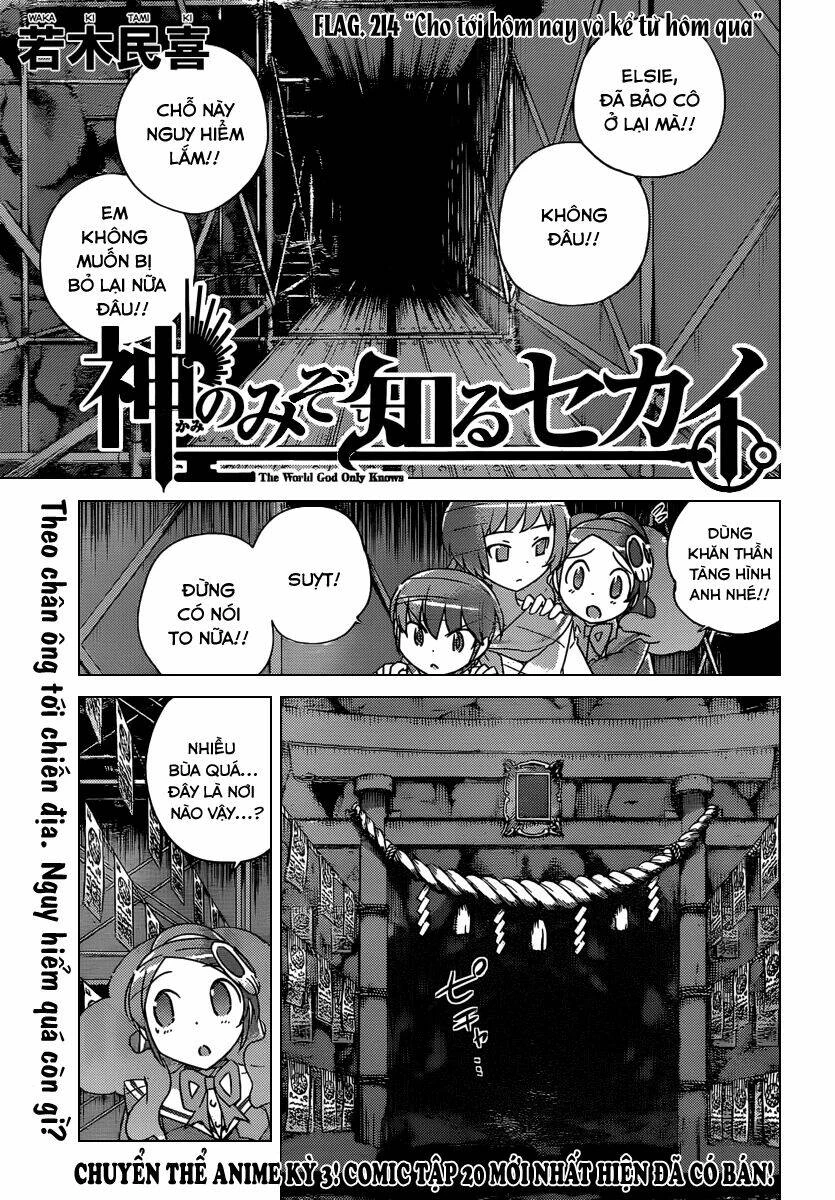 Thế giới chỉ có Thánh thần biết Chapter 214 - 1
