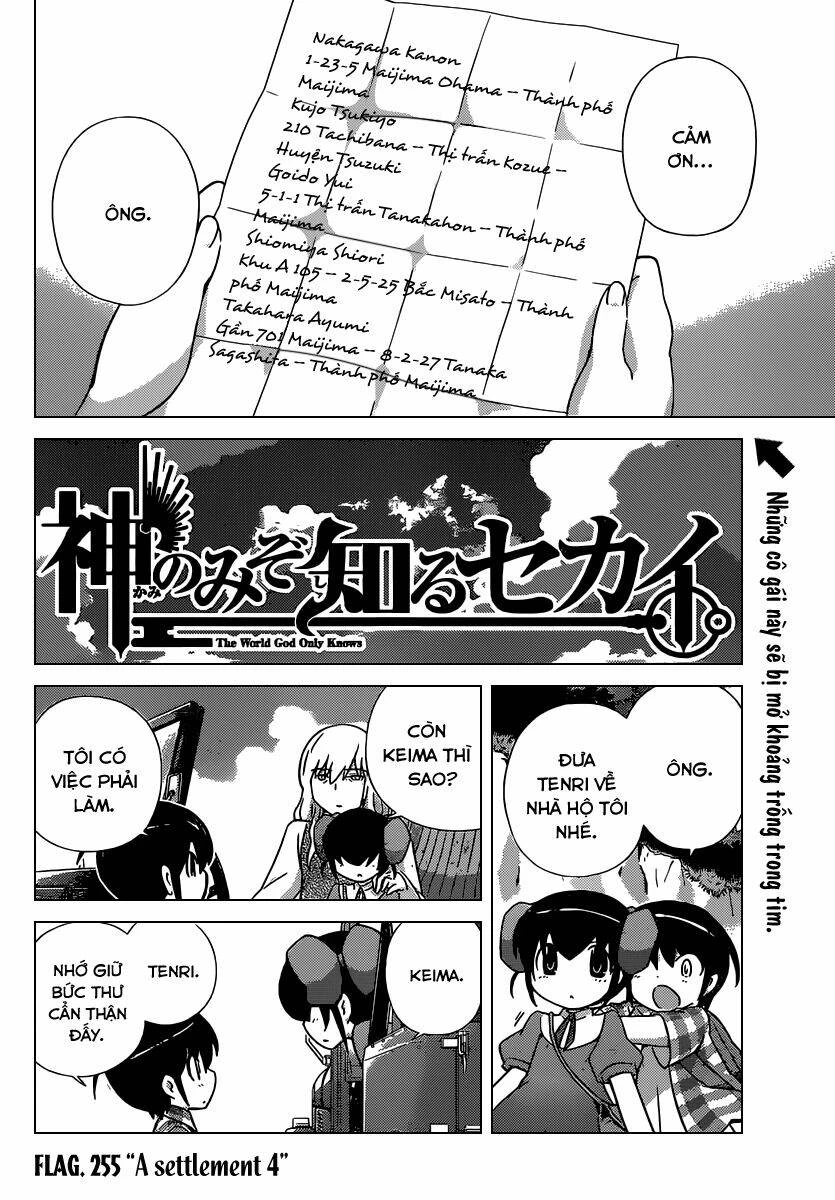 Thế giới chỉ có Thánh thần biết Chapter 255 - 2