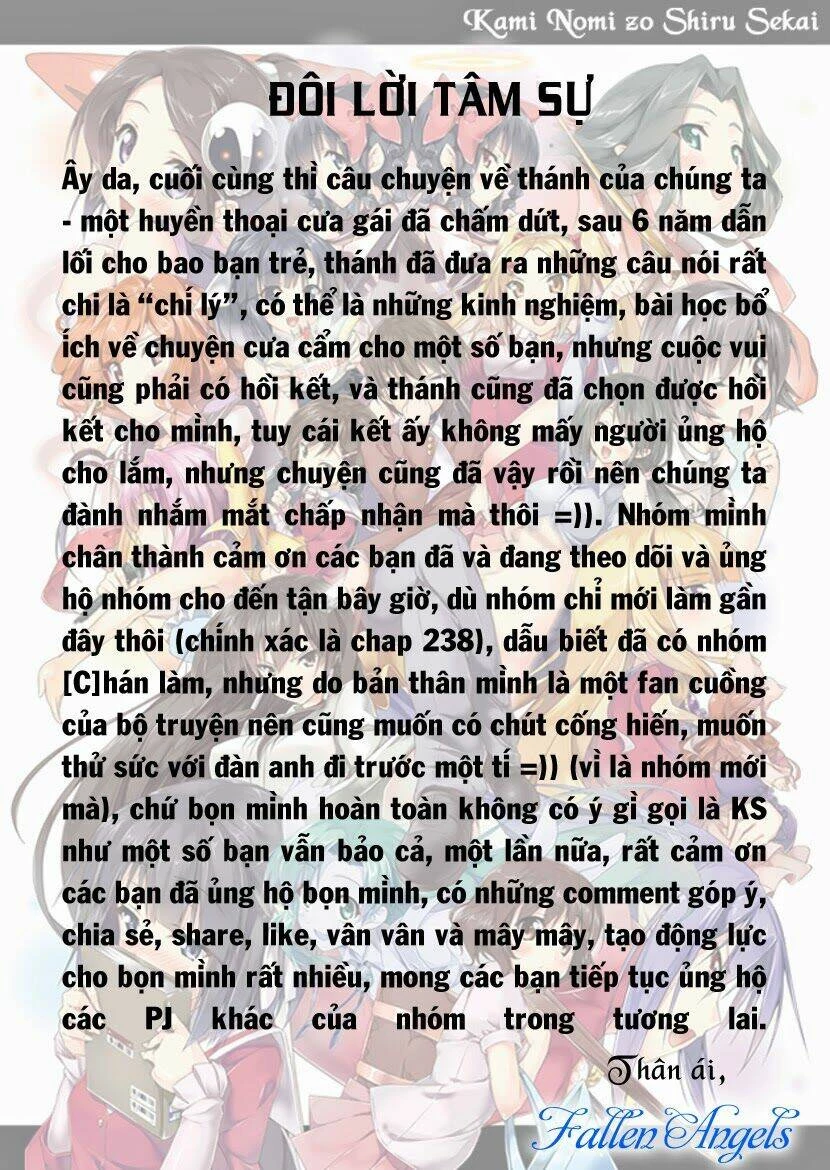 Thế giới chỉ có Thánh thần biết Chapter 268 - 29