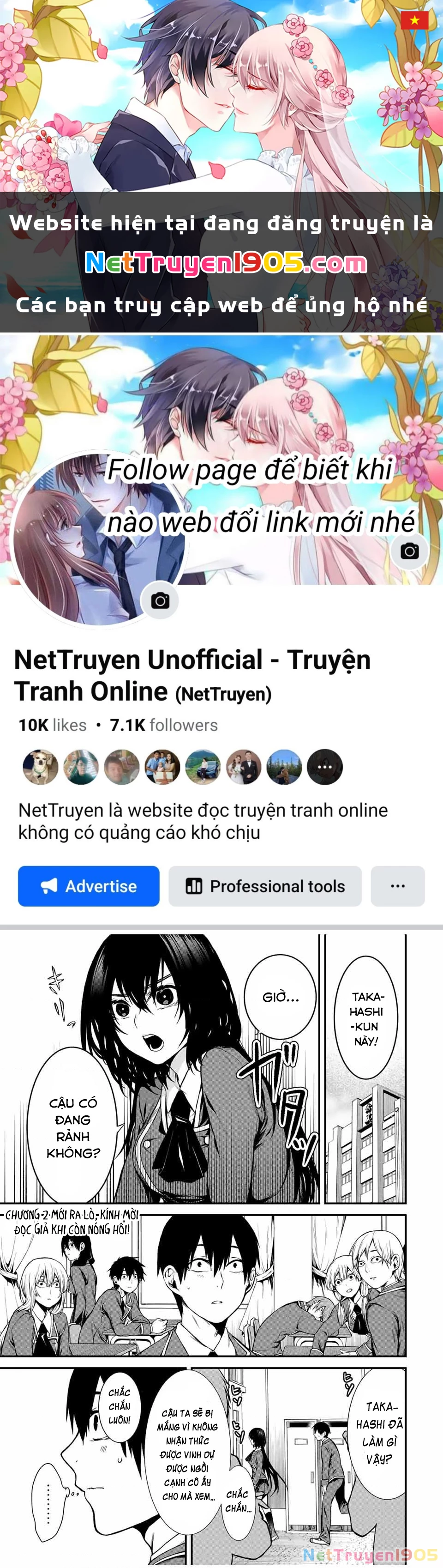 Cô Bạn Bàn Bên Kurokawa Chapter 2 - 1
