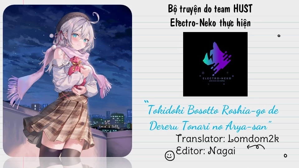 Arya-san bàn bên thi thoảng lại thả thính tôi bằng tiếng Nga Chapter 59 - 2