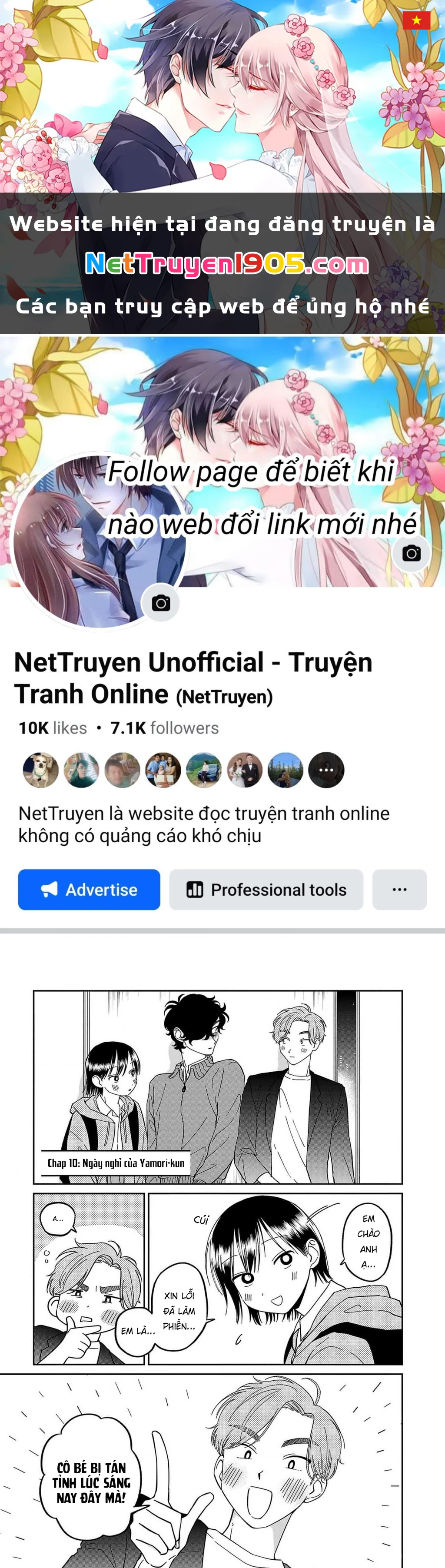 Đừng Làm Tôi Bối Rối, Yamori-kun! Chapter 10 - 1