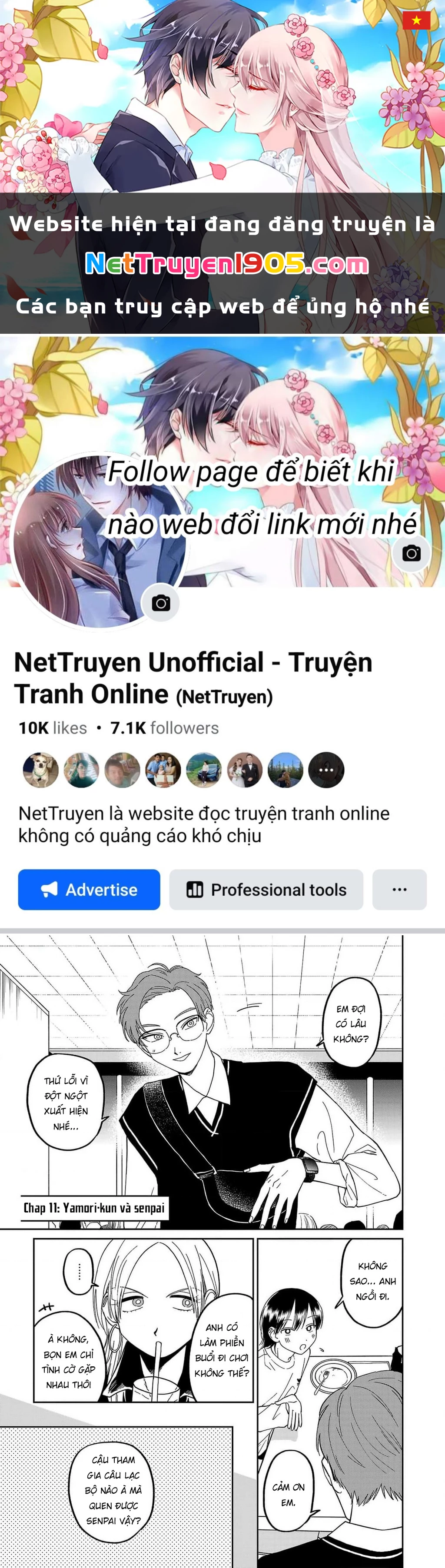 Đừng Làm Tôi Bối Rối, Yamori-kun! Chapter 11 - 1