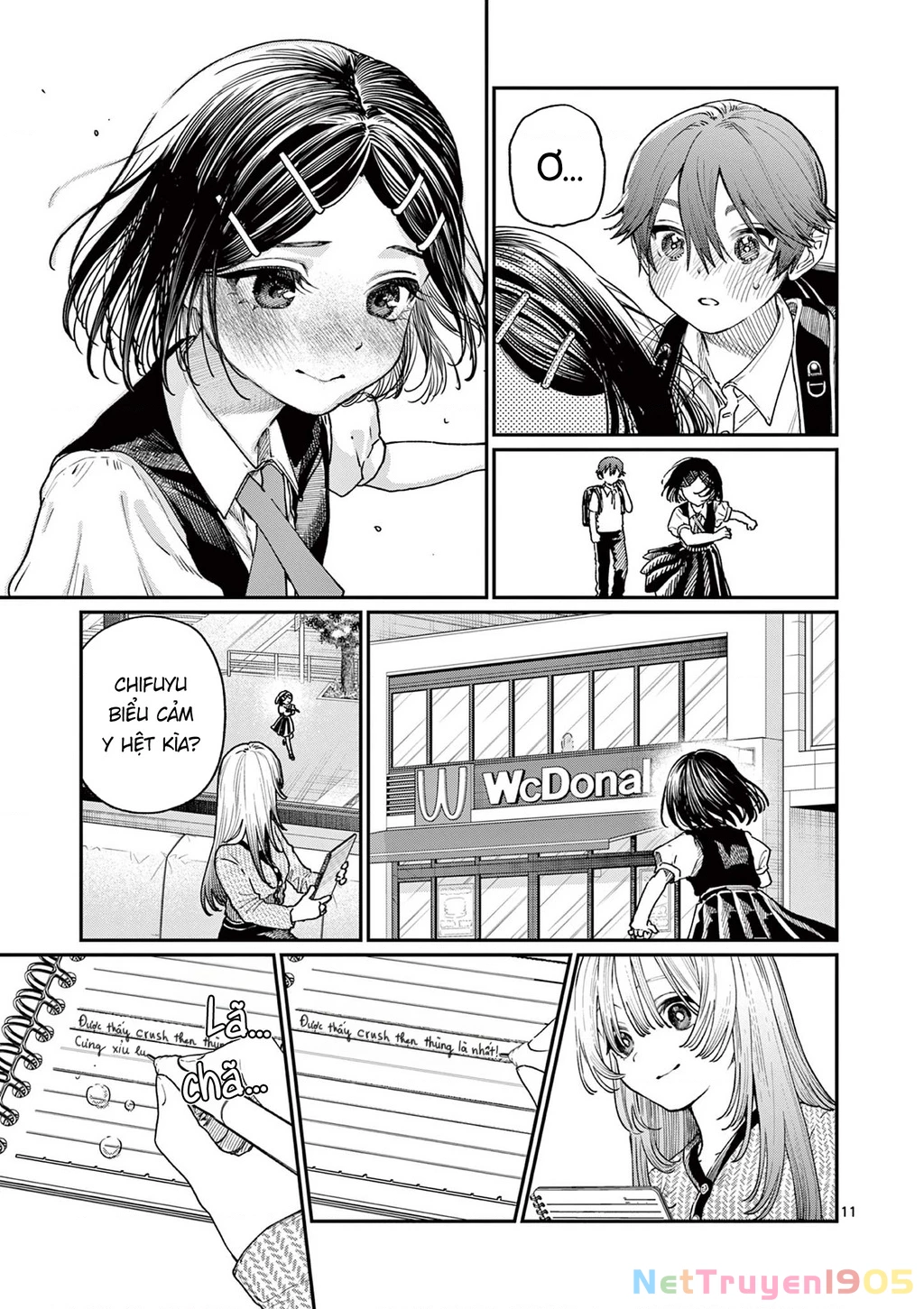 Tình yêu màu Lam nhà Wakaba Chapter 20 - 11