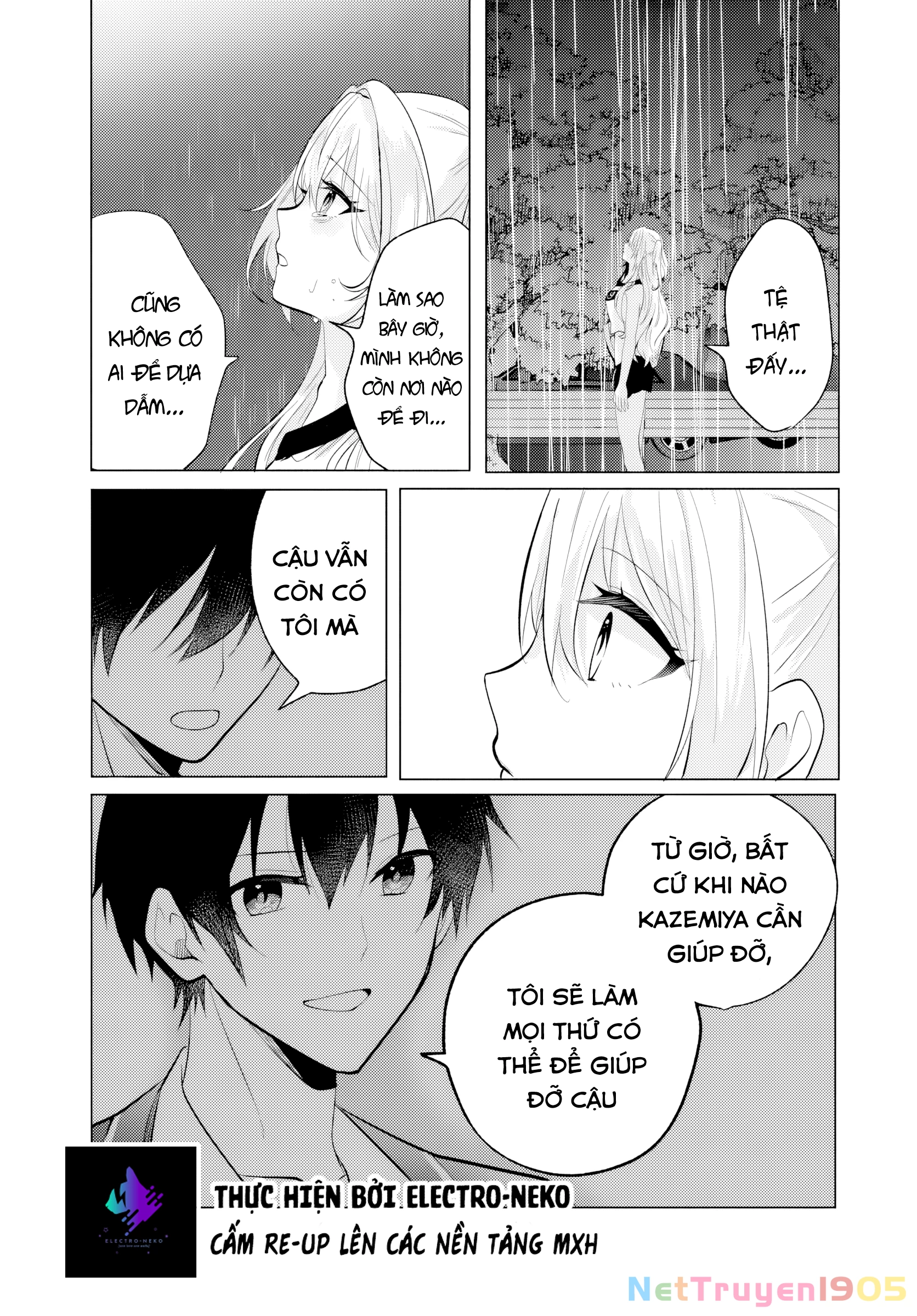 Sau giờ học, tại quán ăn gia đình, với cô bạn cùng lớp Chapter 7.1 - 9