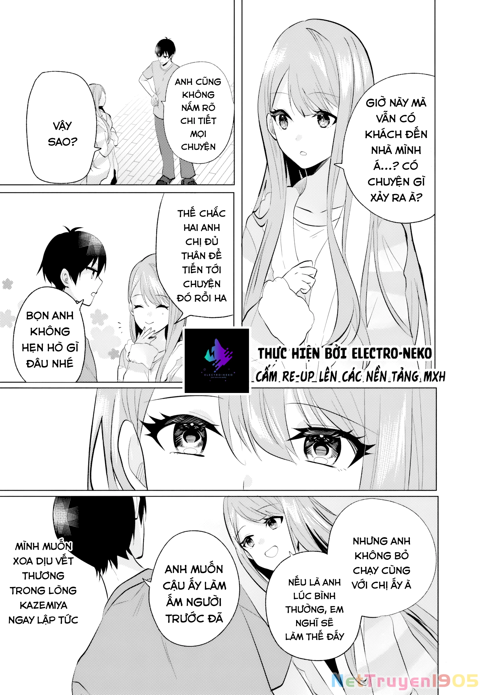 Sau giờ học, tại quán ăn gia đình, với cô bạn cùng lớp Chapter 7.1 - 14