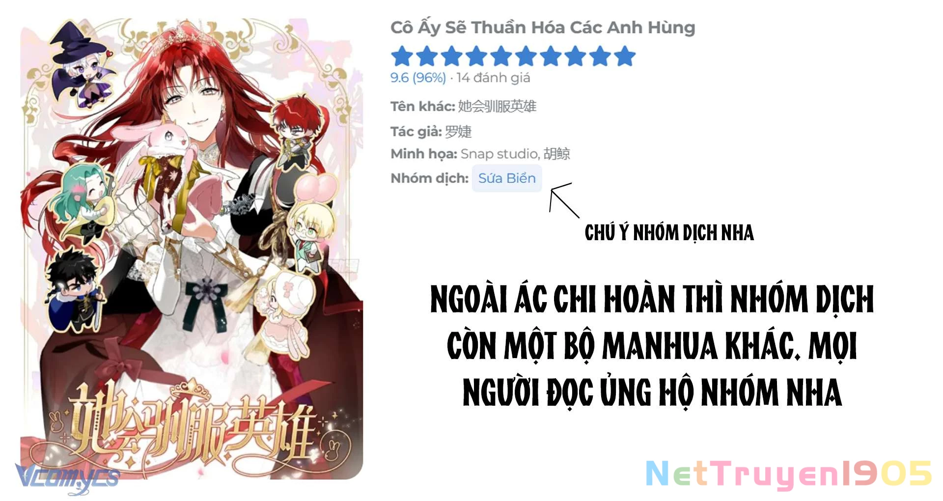 Cô Ấy Sẽ Thuần Hóa Các Anh Hùng Chapter 9 - 92